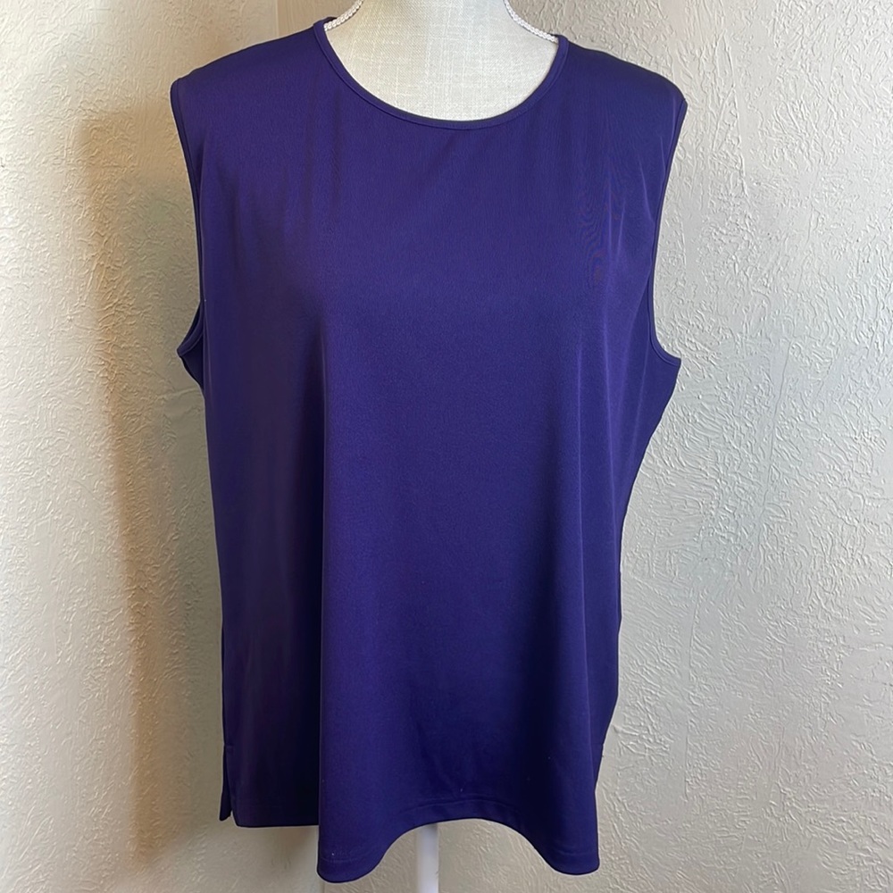 N Touch Dressy Purple Sleeveless Blouse/Shirt